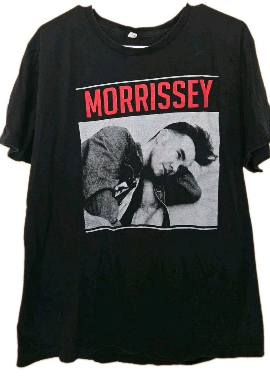 Morrissey T-shirt L Unisex Black Authentic Tour Merch